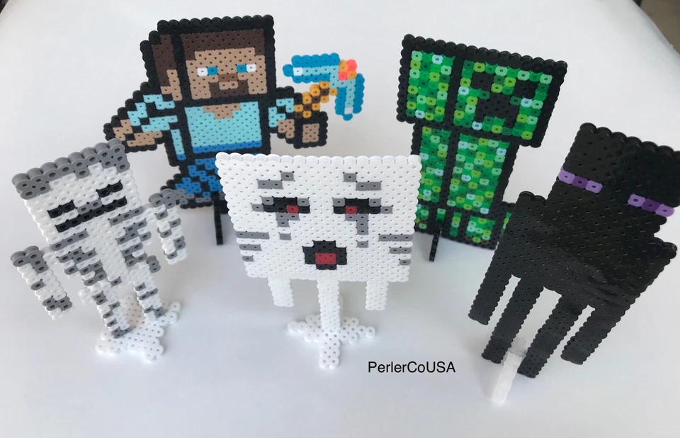 🥳 12 Piezas Mina Artesanía Niños Fiesta de Cumpleaños Favores Decoración CupCake Toppers Rando Foto 4 de 4