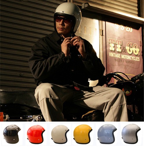 TT\u0026CO 3/4 CASCO FRP 500TX CASCO DA MOTO VINTAGE Headwear regalo su Google |  eBay