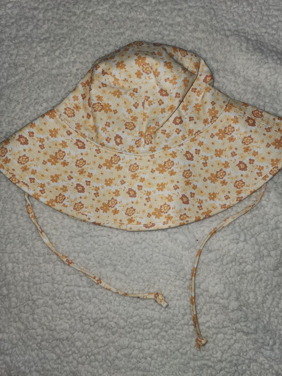 Lack Of Color Round Floppy Hat Size S/M Yellow Orange  display picture 1