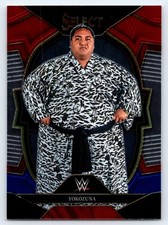 2023 Panini Select WWE Yokozuna Concourse #91 Red & Blue Prizm