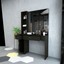 ???? hairdressing salon station wall-mounted hairdressing makeup table with mirror