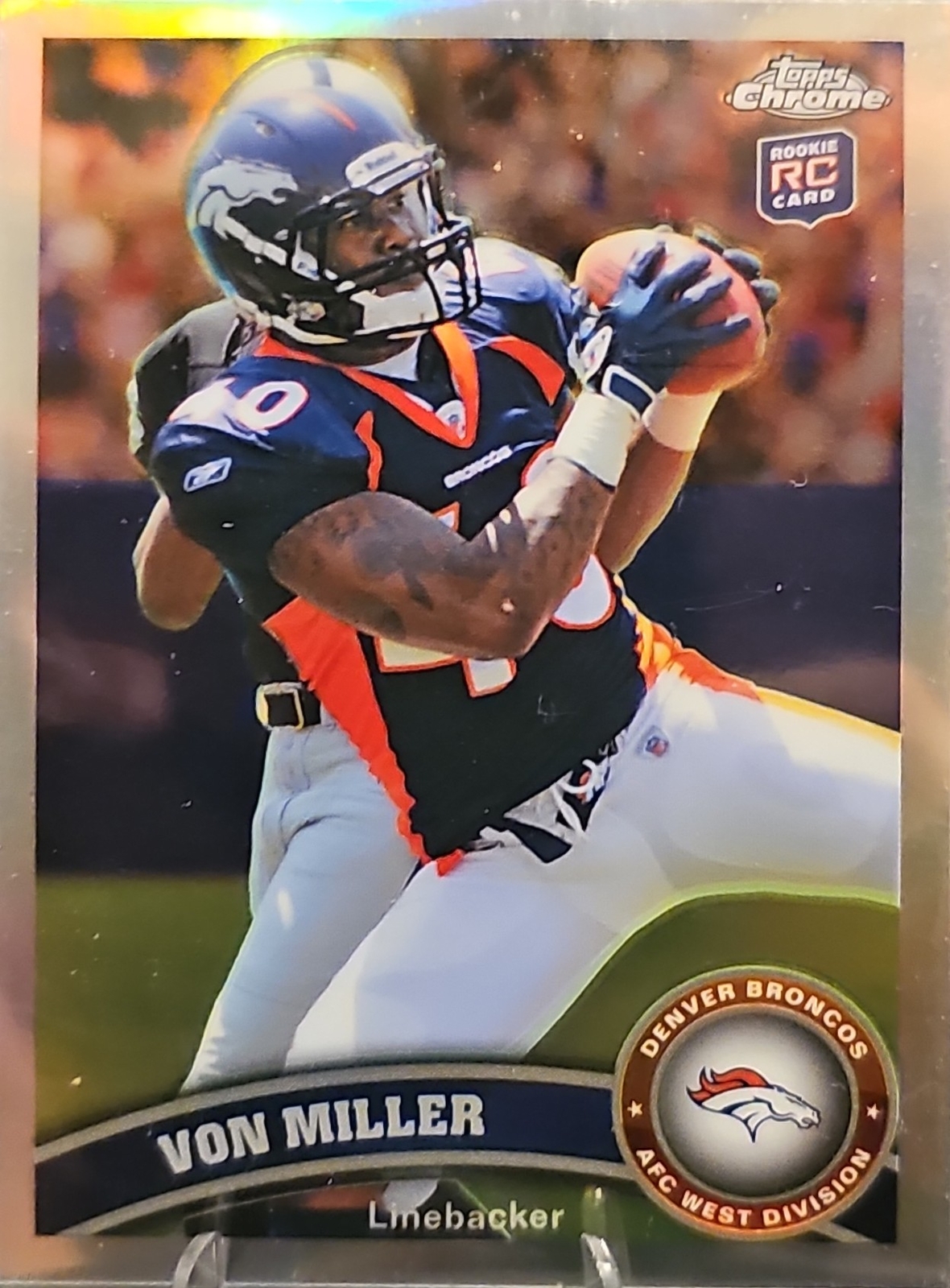 2011 Topps Chrome #212 Von Miller Refractors RC