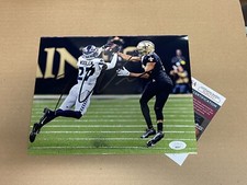 Tariq Woolen Signed Seattle Seahawks football 8x10 photo Autographed UTSA Jsa