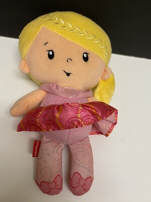 Fisher Price Princess Baby Doll Chime Rattle 10
