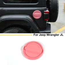 Fuel Tank Door Gas Cap Cover Trim Accessories For Jeep Wrangler JL 2018+ Pink