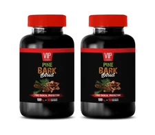 cholesterol support - PINE BARK EXTRACT - heart health antioxidants 2 Bottles
