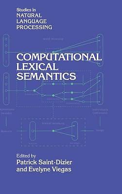 Computational Lexical Semantics (Studies in Natu, , New