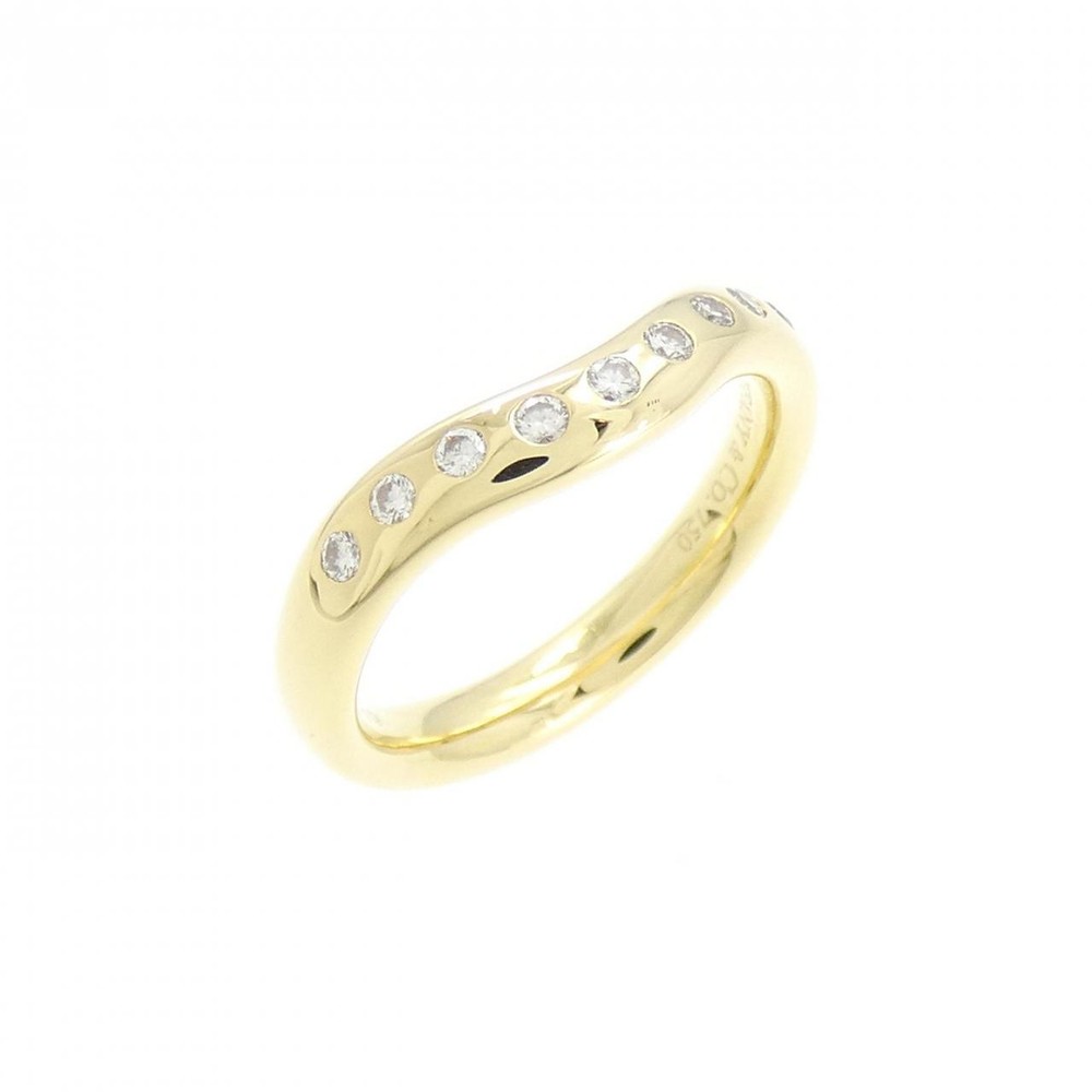 Authentic Tiffany Curved 9P Ring  #260-007-152-3255