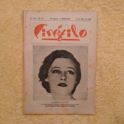  MARIE GLORY Cover 1929 N. CORMON Pola NEGRI Sally PHIPPS Estelle TAYLOR MORLAY