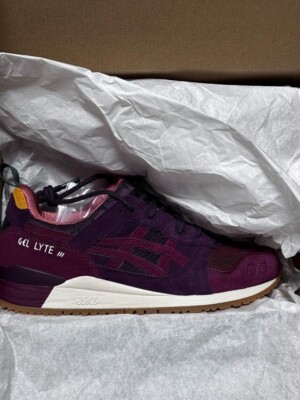ASICS Gel-Lyte 3 OG Bordeaux Wine 1203A578-600 sneaker shoes size