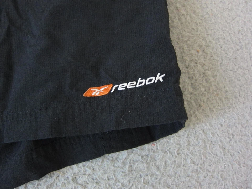 Pantalones Cortos Reebok De Colección Para Hombre 2XL XXL Negro Naranja Bañador Años 90 Traje De Baño Para Hombre Foto 2 de 4