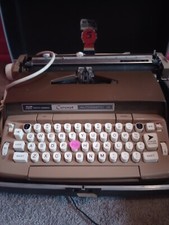 Smith Corona Coronet Automatic 12 Electric Typewritter w/ Case. Not Tested  thumbnail
