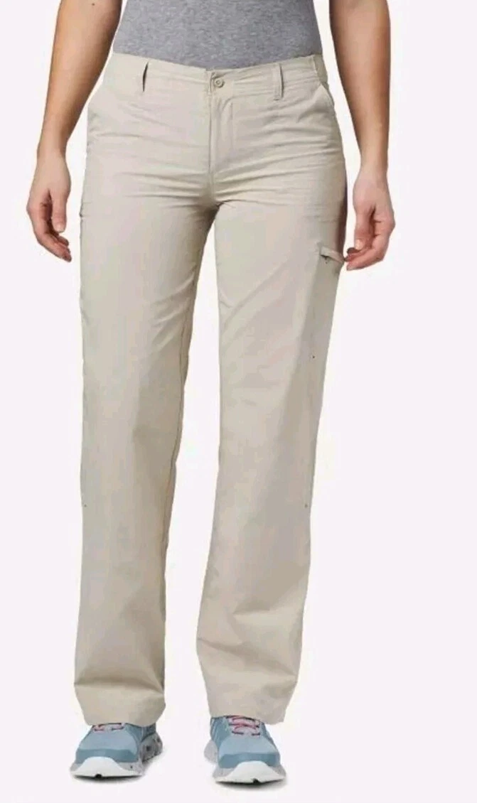 Columbia PFG Women's Beige Fishing Roll Up Pants Sizes 4