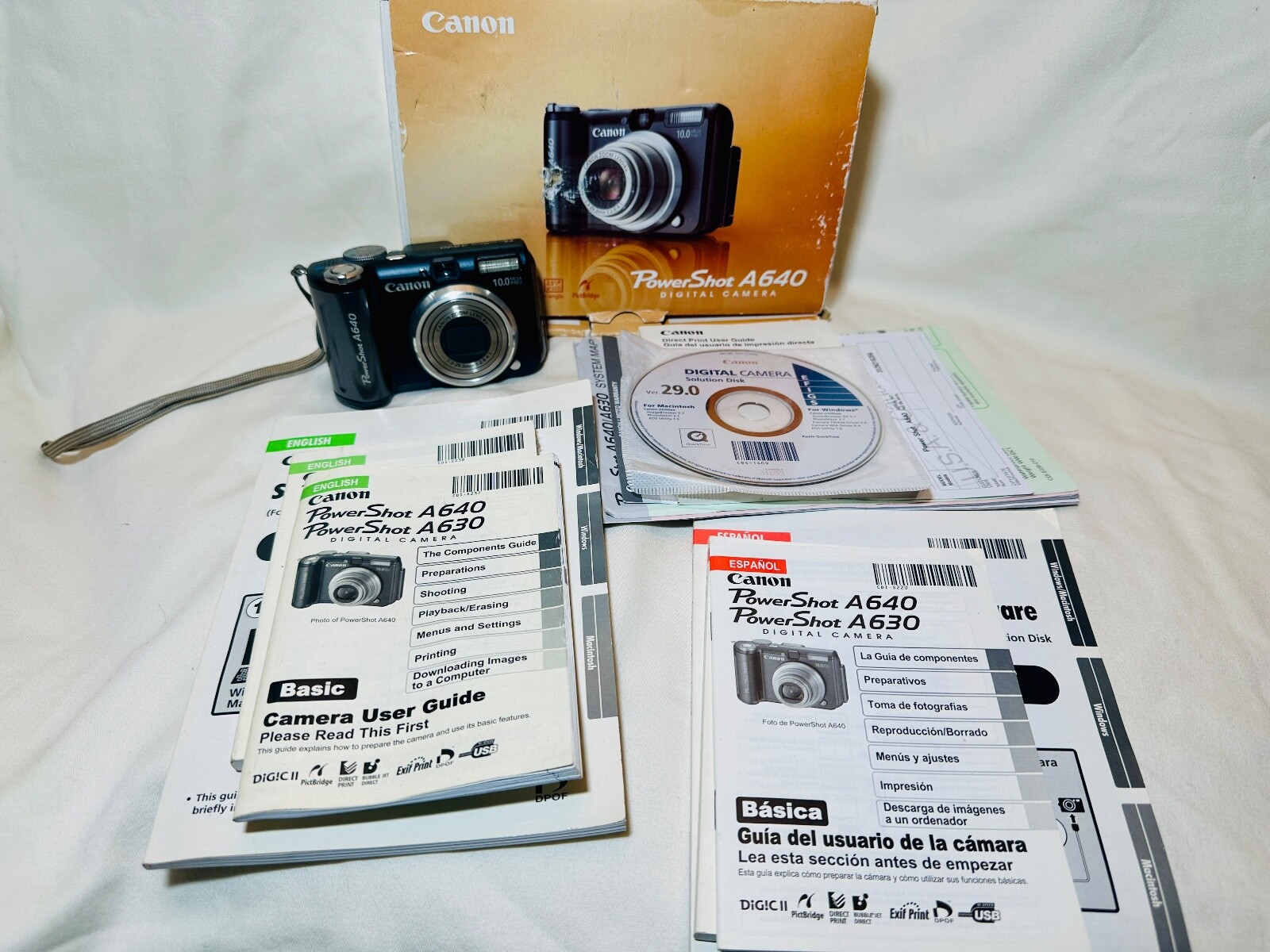 CANON PowerShot A640 Digital Camera 10.0 MP / 4X Optical Zoom eBay