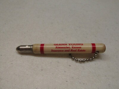 TWO BULLET PENCILS FROM ALEXANDER, KANSAS