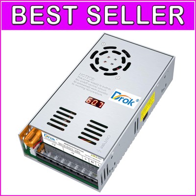 On-Demand DC Power Supply: 0-60V Adjustable, 8A Current, Ideal for Labs & CCTV
