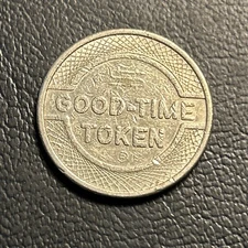 silver color Good Time Fun For All game Video Arcade Token