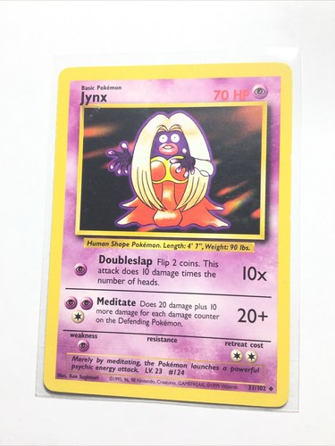 JYNX - 31/102 - Base Set - Pokemon Card - LP