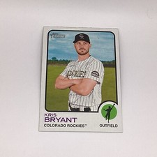 2022 Topps Heritage High Number Kris Bryant #600 Colorado Rockies