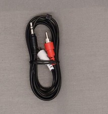 new Onn 4ft foot Stereo Y Adapter 3.5mm Aux Audio 2 RCA Cable Cord
