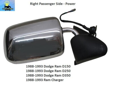 55154668 88 89 90 91 92 93 Dodge Ram Right RH Door Power Mirror