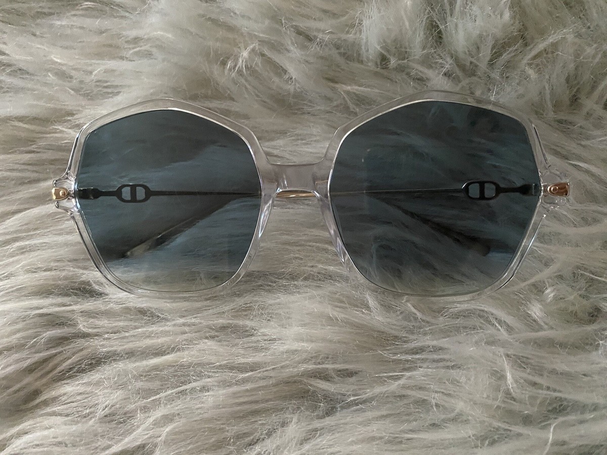 Christian Dior Women's Stellaire8 Angular-Frame Sunglasses, Gold