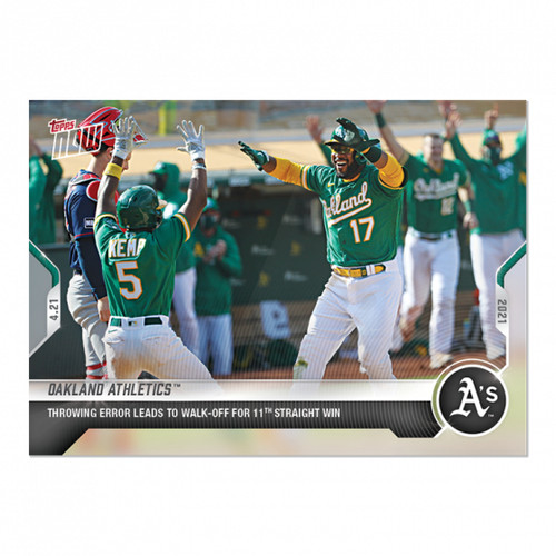 2021 Topps Now 110 OAKLAND ATHLETICS™