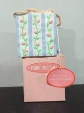 Russ "Spring Bouquet Bag" 3.75" Porcelain Figurine