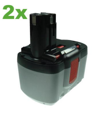 2x Akku 3000mAh 24V für BOSCH GSR24V PSB24V GBH24V GSH24V GKG24V GKS24V