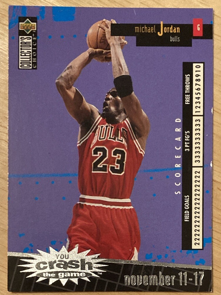 Michael Jordan 1996 Collector's Choice You Crash the Game SILVER
