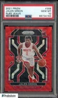 2021 Panini Ruby Wave Prizm #306 Jalen Green Rockets RC Rookie PSA 10 GEM MINT