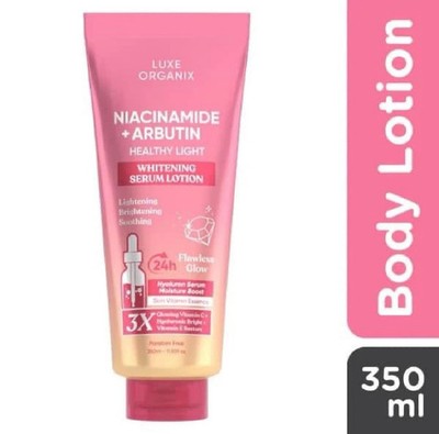 Luxe Organix Niacinamide + Arbutin Healthy Light Whitening Serum Lotion 350ml