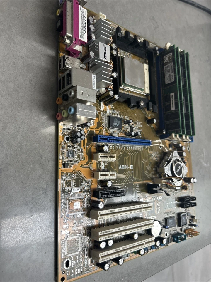 Asus A8N-E Motherboard with Athlon 64 3200+ 2GB DDR1 UNTESTED - Image 4 of 4