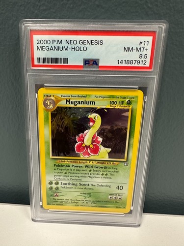 Meganium (Unlimited) graded PSA 8.5 for sale on eBay