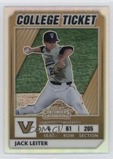 2022 Elite Extra Edition College Tickets Optic Holo Prizm Jack Leiter 0j9y