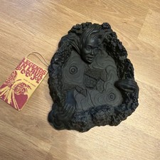 Vintage 1960 Coco Joes Volcana Lava Hawaiian Pele Goddess Ashtray