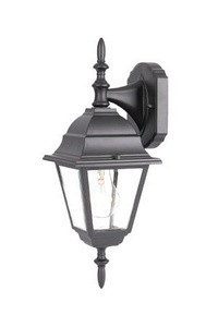 Acclaim Lighting 4002BK Builders Choice - One Light Outdoor Wall Mount - 6