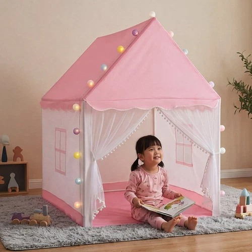 Pink Children's Play Tent, 104 cm x 122 cm x 136 cm, photo 3