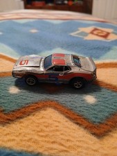 AURORA AFX HO Slot Car AMC JAVELIN TRANS AM 5 Chrome Runs Magnatraction Chassis