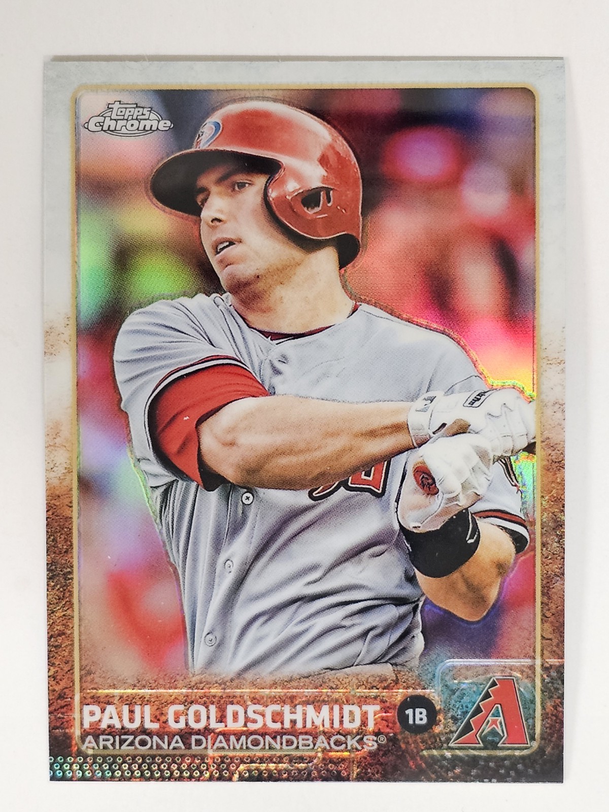 Paul Goldschmidt 2015 Topps Chrome Refractor #106 Diamondbacks/Yankees