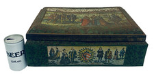 E Otto Schmidt Nurnberg Germany Large Collectible Tin Box 16" x 12" x 7"
