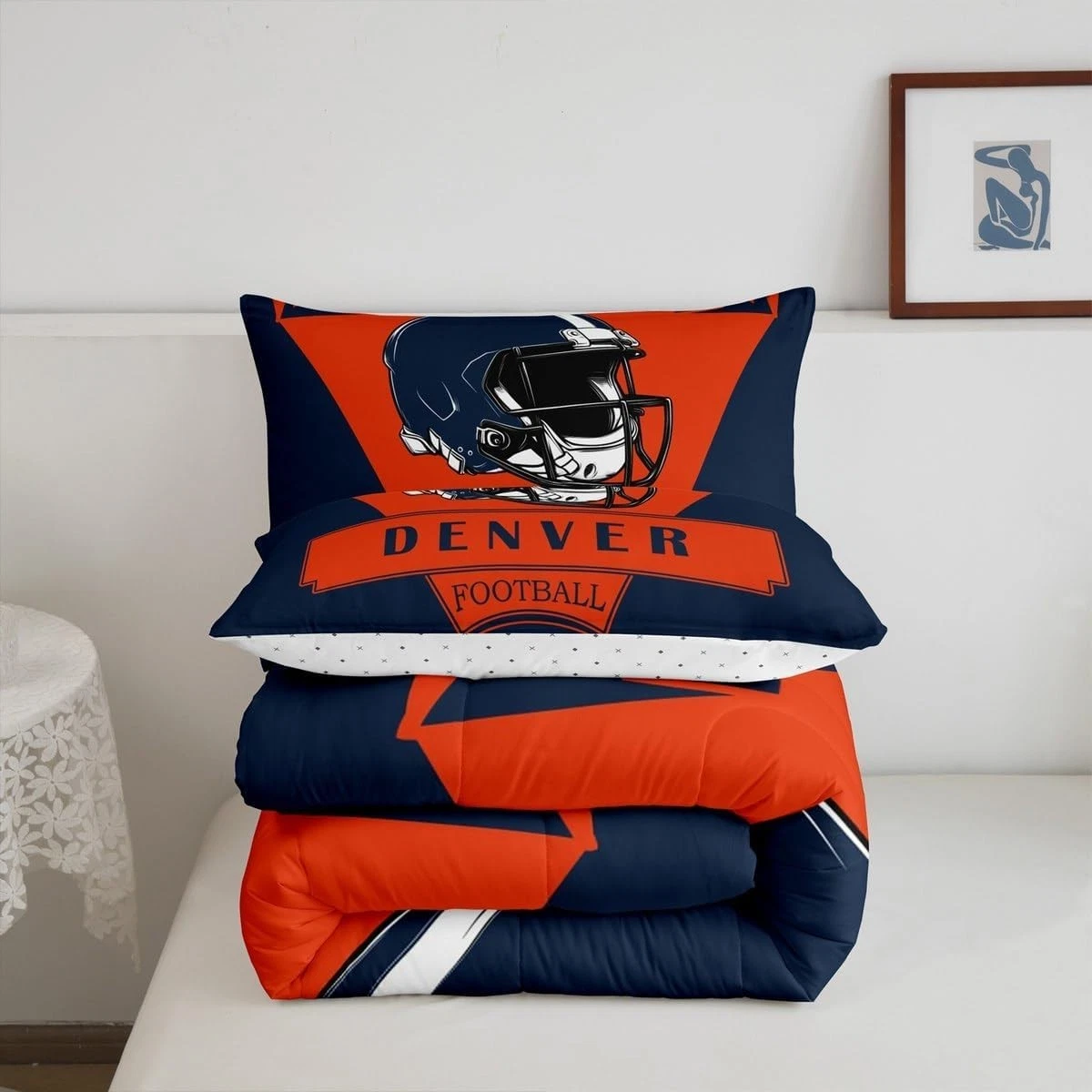 Denver Broncos Bedding Set Football set