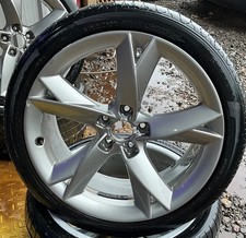 Audi A5 8T Silver Wheel Alloy Rim 19" 8.5J ET:32 Star Spoke 8T0601025F