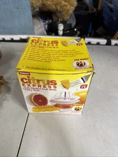 Citrus Express New Vintage 1997 Emson - As Seen on TV - Manual Fruit Slicer NIB