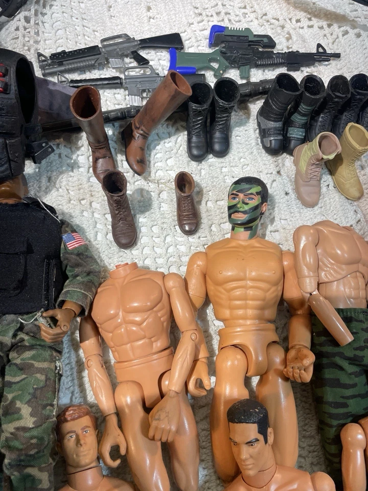 Vintage 1990’s Hasbro, And More 12” Action Figures Dolls Military Lot Of 12! - Image 3 of 4