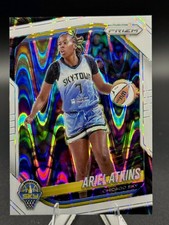 2025 Panini Prizm WNBA #13 Ariel Atkins White Seismic Prizms