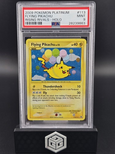 Flying Pikachu graded PSA 9 for sale on eBay