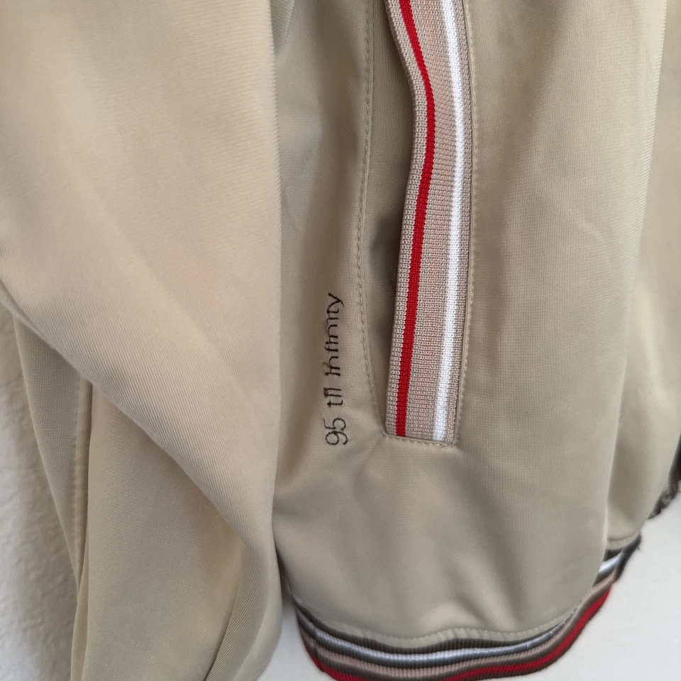 LRG - Chaqueta con cremallera completa Lifted Research Group para hombre L bronceada vintage Y2K Foto 2 de 4