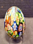 Murano Millefiori Easter Egg Paperweight w/ stand — photo 7