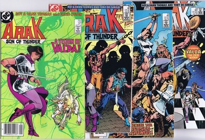 ARAK SON OF THUNDER # 37, 39, 39, 40 US Comics Konvolut 1984